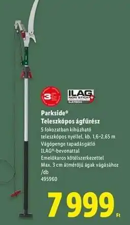 Lidl PARKSIDE Teleszkópos ágfűrész ajánlat