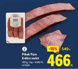 Lidl PIKOK PURE﻿﻿ Erdész szelet ajánlat