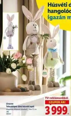 Lidl Livarno Teleszkópos lábú húsvéti nyúl ajánlat