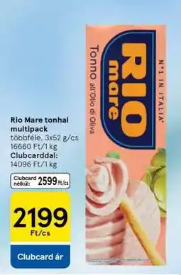 Tesco RIO MARE Tonhal Multipack ajánlat