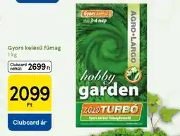 Tesco Gyors kelésű fűmag ajánlat