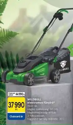 Tesco WILDBULL elektromos fűnyíró ajánlat
