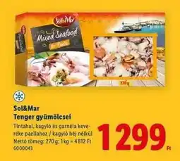 Lidl SOL&MAR Tenger gyümölcsei ajánlat
