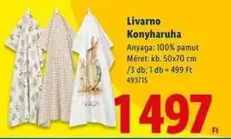 Lidl Livarno Konyharuha ajánlat