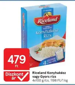 Tesco Riceland Konyhakész vagy Gyors rizs ajánlat