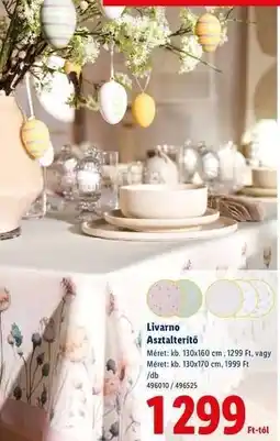 Lidl Livarno Asztalterítő ajánlat