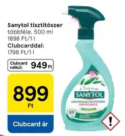 Tesco Sanytol tisztítószer ajánlat