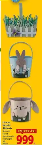 Lidl Livarno Húsvéti díszkosár ajánlat