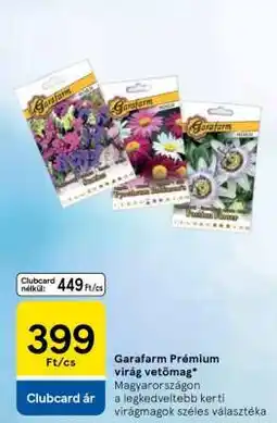 Tesco Garafarm Prémium virág vetőmag ajánlat
