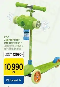 Tesco EVO Gyerekroller buborékfújó ajánlat