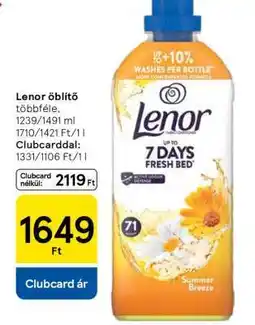 Tesco LENOR Öblítő ajánlat