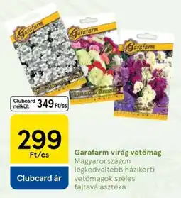 Tesco Garafarm virág vetőmag ajánlat
