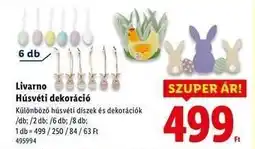 Lidl Livarno Húsvéti dekoráció ajánlat