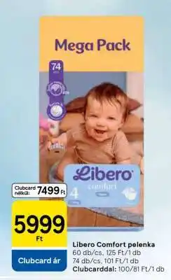 Tesco Libero Comfort pelenka ajánlat