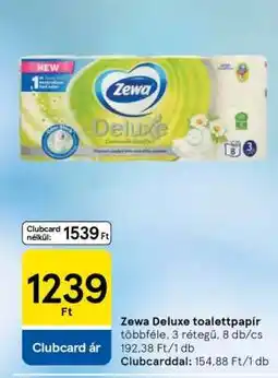 Tesco Zewa Deluxe toalettpapír ajánlat
