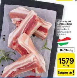 Tesco Friss magyar sertésoldalas ajánlat