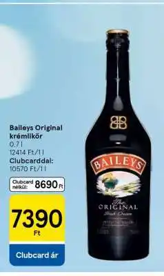 Tesco Baileys Original krémlikőr ajánlat