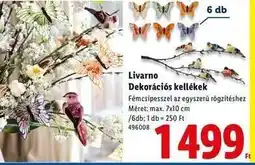 Lidl Livarno Dekorációs kellékek ajánlat