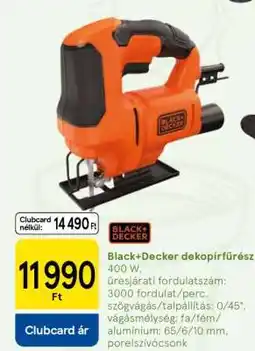 Tesco Black + Decker dekopírfűrész ajánlat