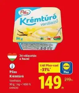 Lidl Pilos Krémtúró ajánlat
