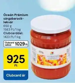 Tesco Óceán Prémium sárgabaracklekvár ajánlat