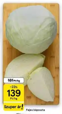 Tesco Fejes káposzta ajánlat