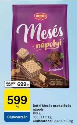 Tesco Detki Mesés csokoládés nápolyi ajánlat