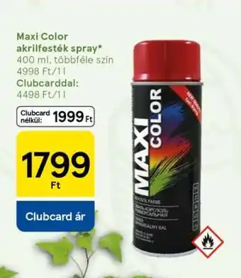 Tesco Maxi Color akrilfesték spray ajánlat