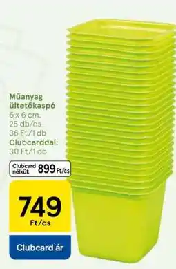 Tesco Műanyag ültetőkaspo ajánlat