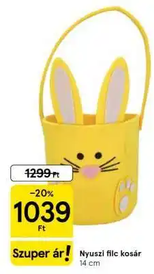 Tesco Nyuszi filc kosár ajánlat
