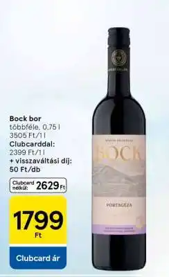 Tesco Bock bor ajánlat