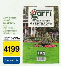 Tesco Garri hosszú hatású gyeptrágya ajánlat