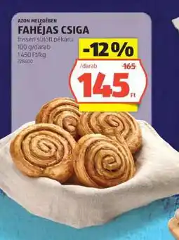 ALDI Fahéjas csiga ajánlat