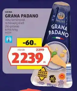 ALDI Cucina Grana Padano ajánlat