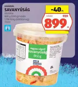 ALDI Kokárdás Savanyúság ajánlat