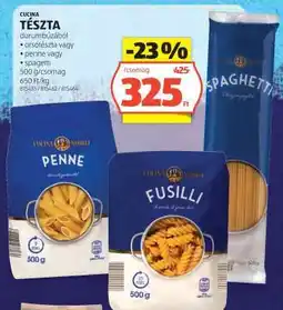 ALDI CUCINA TÉSZTA ajánlat