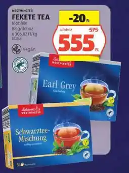 ALDI Westminster Fekete Tea ajánlat