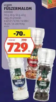 ALDI Le Gusto Fűszermalom ajánlat