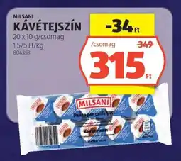 ALDI MILSANI KÁVÉTEJSZÍN ajánlat