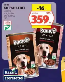 ALDI ROMEO KUTYAELEDEL ajánlat