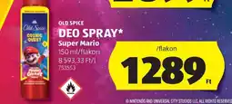 ALDI Old Spice Deo Spray Super Mario ajánlat
