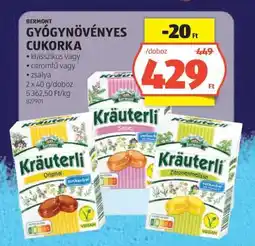 ALDI BERMONT Gyógynövényes Cukorka ajánlat