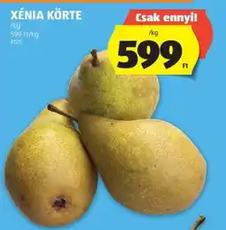 ALDI Xénia Körte ajánlat