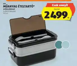 ALDI JOIE MŰANYAG ÉTELTARTÓ ajánlat