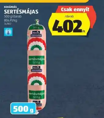 ALDI Kokárdás Sertésmájas ajánlat