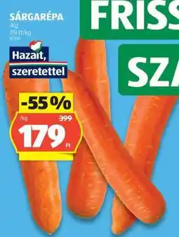 ALDI Sárgarépa ajánlat