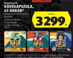 ALDI Mantaro Café Kávékapszula, 45 darab ajánlat