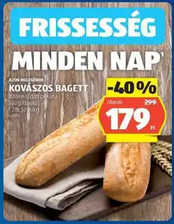 ALDI KOVÁSZOS BAGETT ajánlat