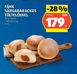 ALDI Fánk Sárgabarackos Töltelékkel ajánlat