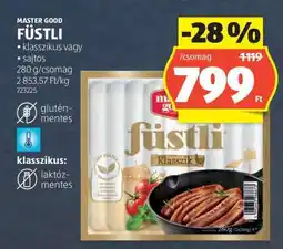 ALDI MASTER GOOD FÜSTLI ajánlat